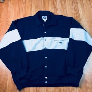 Blue Gray Heavy Button Down Shirt